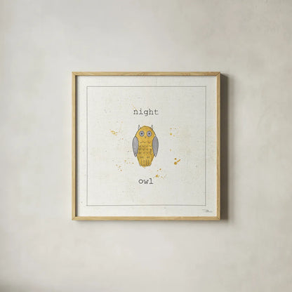 Opposites Cuties III by Pela Studio. Shown in a natural wood glass frame for a timeless modern aesthetic. Available as an archival giclee rolled canvas, fine art paper, or poster print. SKU 25113a.