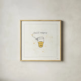 Opposites Cuties IX by Pela Studio. Shown in a natural wood glass frame for a timeless modern aesthetic. Available as an archival giclee rolled canvas, fine art paper, or poster print. SKU 25119a.