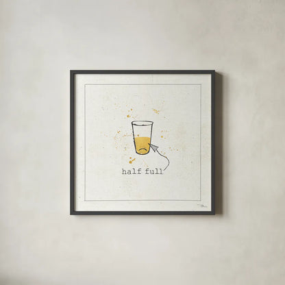 Opposites Cuties X by Pela Studio. Shown in a sleek black glass frame for a contemporary gallery look. Available as an archival giclee rolled canvas, fine art paper, or poster print. SKU 25120a.