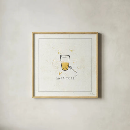 Opposites Cuties X by Pela Studio. Shown in a natural wood glass frame for a timeless modern aesthetic. Available as an archival giclee rolled canvas, fine art paper, or poster print. SKU 25120a.