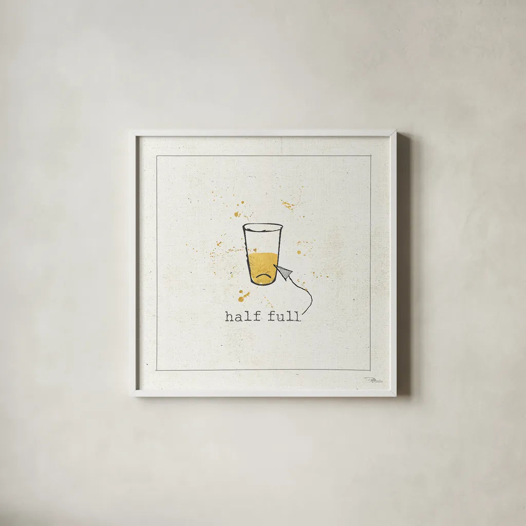 Opposites Cuties X by Pela Studio. Shown in a crisp white glass frame for a clean and minimalist style. Available as an archival giclee rolled canvas, fine art paper, or poster print. SKU 25120a.