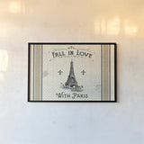 Paris Farmhouse I by Pela Studio. shown as a paper print in a black flame. Available as a archival giclee rolled canvas, fine art paper, or poster print. SKU 49784i.