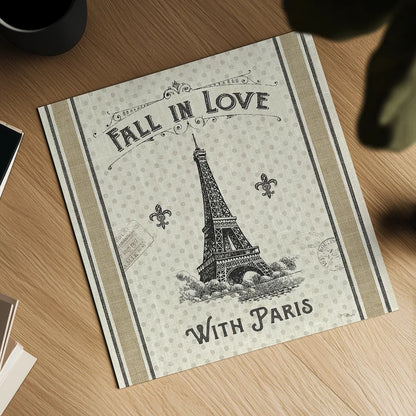 Paris Farmhouse II by Pela Studio. Shown as a detailed flat fine art print, highlighting archival giclee quality. Available as an archival giclee rolled canvas, fine art paper, or poster print. SKU 49785a.