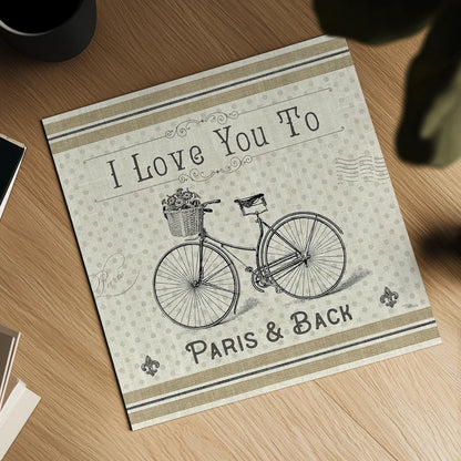 Paris Farmhouse III by Pela Studio. Shown as a detailed flat fine art print, highlighting archival giclee quality. Available as an archival giclee rolled canvas, fine art paper, or poster print. SKU 49786a.