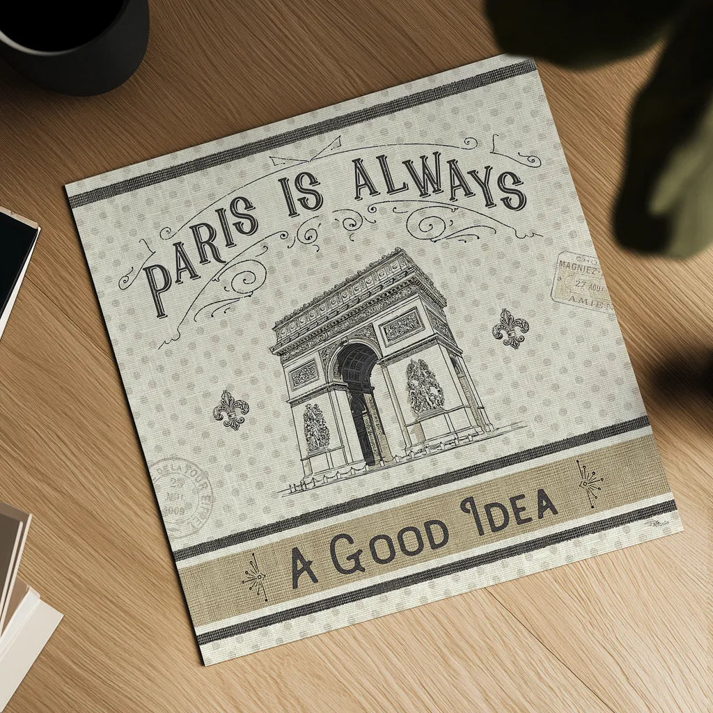 Paris Farmhouse IV by Pela Studio. Shown as a detailed flat fine art print, highlighting archival giclee quality. Available as an archival giclee rolled canvas, fine art paper, or poster print. SKU 49787a.