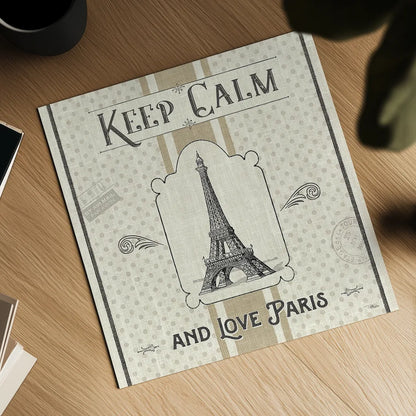 Paris Farmhouse V by Pela Studio. Shown as a detailed flat fine art print, highlighting archival giclee quality. Available as an archival giclee rolled canvas, fine art paper, or poster print. SKU 49788a.