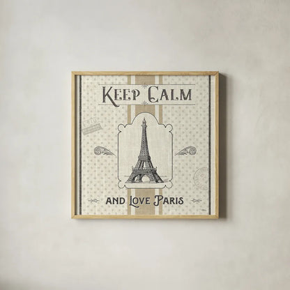Paris Farmhouse V by Pela Studio. Shown in a natural wood glass frame for a timeless modern aesthetic. Available as an archival giclee rolled canvas, fine art paper, or poster print. SKU 49788a.