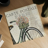 Paris Ride I by Pela Studio. Shown as a detailed flat fine art print, highlighting archival giclee quality. Available as an archival giclee rolled canvas, fine art paper, or poster print. SKU 13537a.