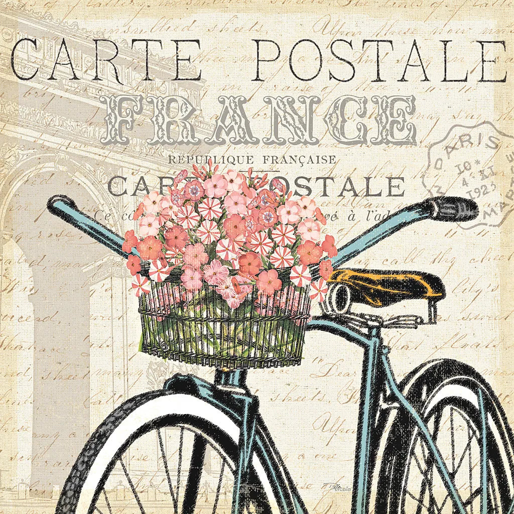 Paris Ride II by Pela Studio. SKU 13538a. Archival Giclee Fine art print for wall decor.