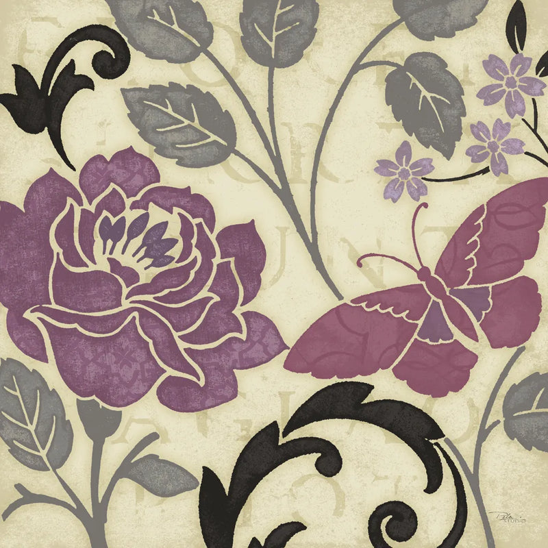 Perfect Petals I Lavender by Pela Studio. SKU 13169a. Archival Giclee Fine art print for wall decor.