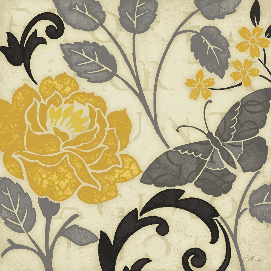 Perfect Petals I Yellow by Pela Studio. SKU 13285a. Archival Giclee Fine art print for wall decor.