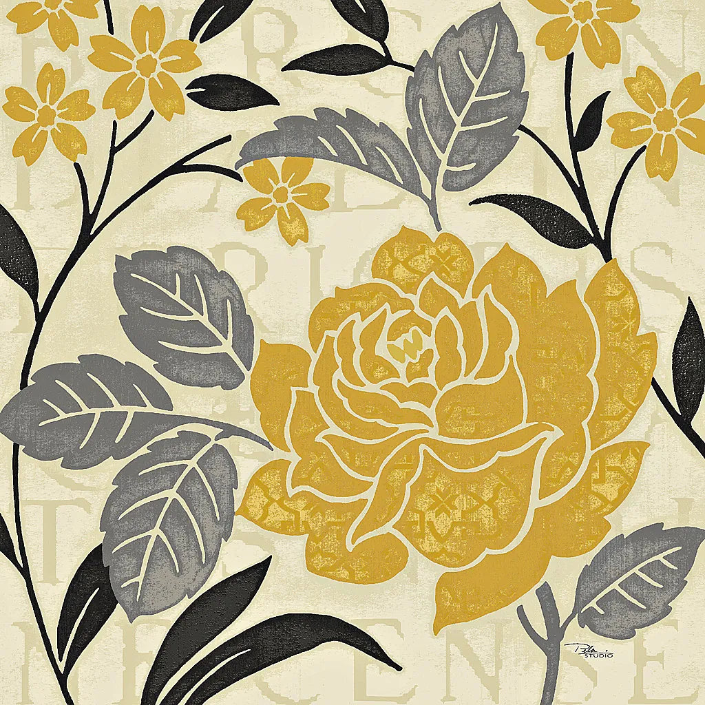 Perfect Petals II Yellow by Pela Studio. SKU 13174a. Archival Giclee Fine art print for wall decor.