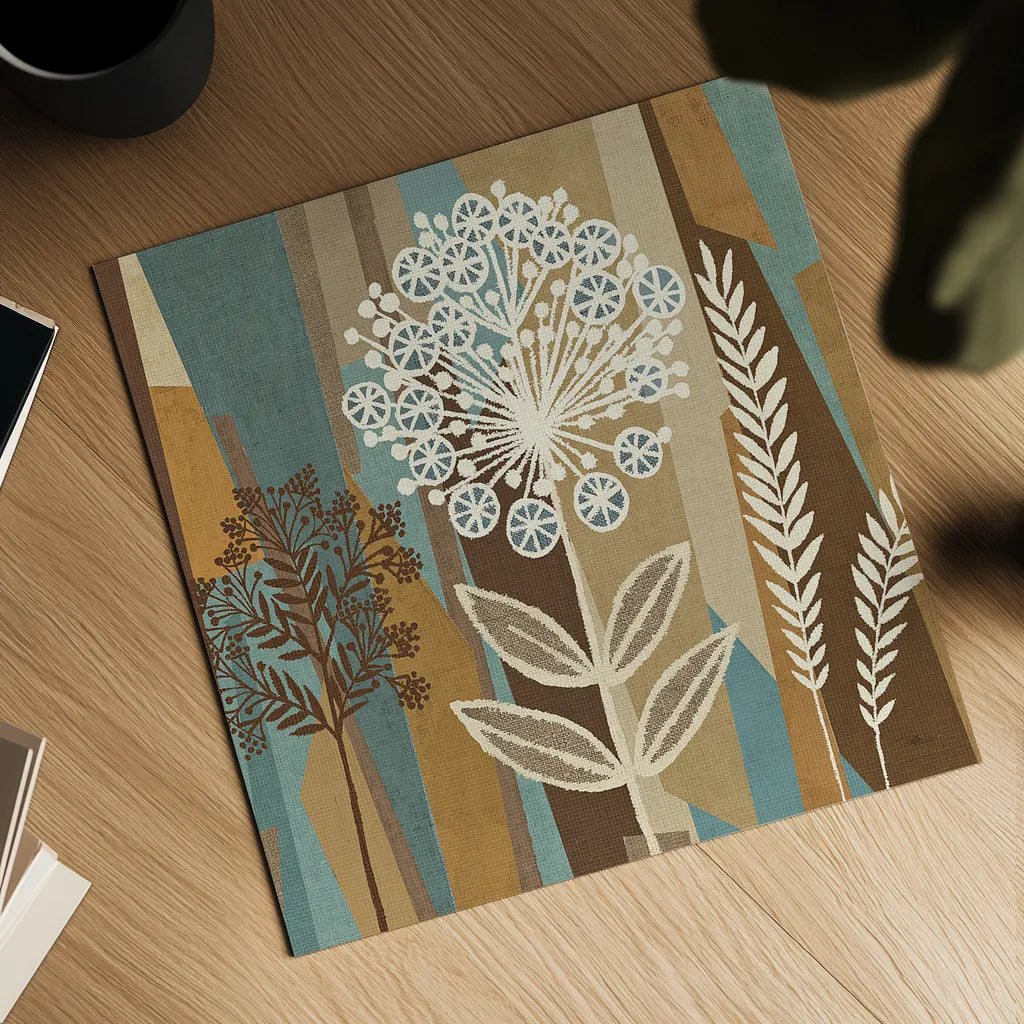 Pieces of Nature II by Pela Studio. Shown as a detailed flat fine art print, highlighting archival giclee quality. Available as an archival giclee rolled canvas, fine art paper, or poster print. SKU 9081a.