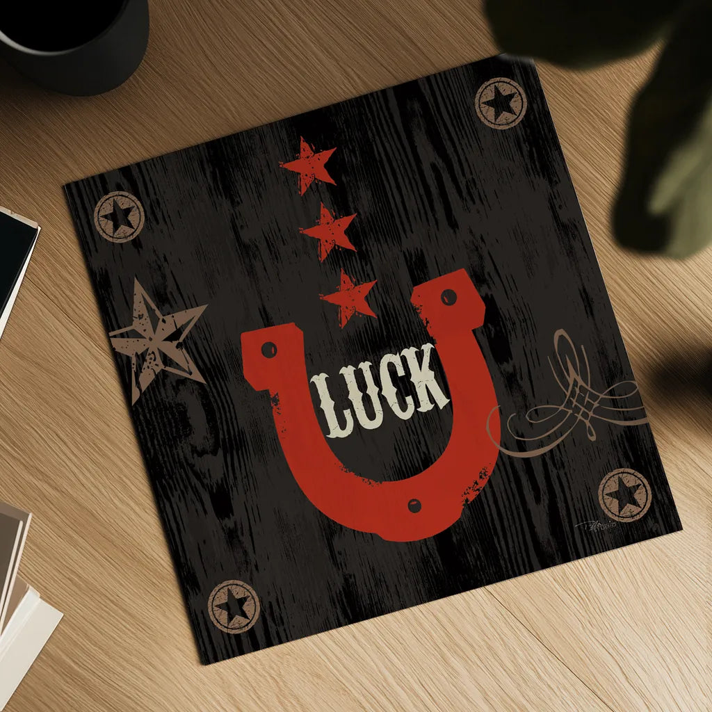 Saddle Up Icon I by Pela Studio. Shown as a detailed flat fine art print, highlighting archival giclee quality. Available as an archival giclee rolled canvas, fine art paper, or poster print. SKU 69503a.