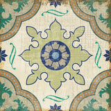 Santorini Tile I 12x12 by Pela Studio. SKU 12210a. Archival Giclee Fine art print for wall decor.