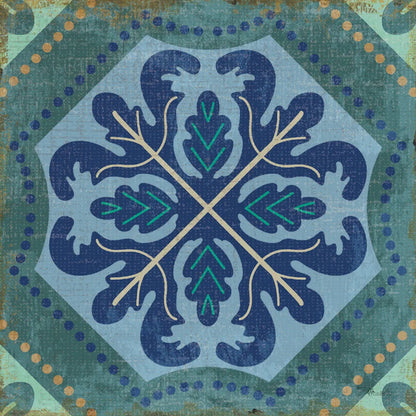 Santorini Tile II by Pela Studio. SKU 12444a. Archival Giclee Fine art print for wall decor.