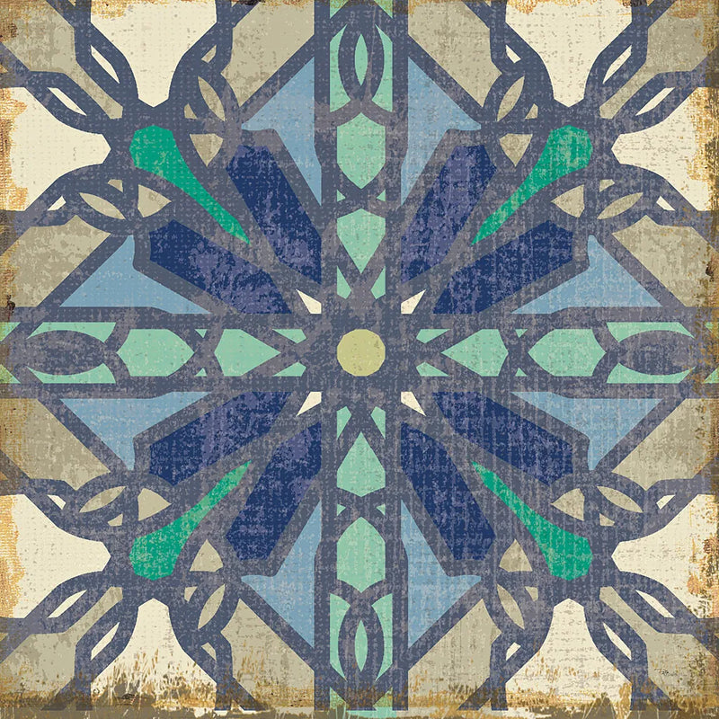 Santorini Tile IV by Pela Studio. SKU 12213a. Archival Giclee Fine art print for wall decor.