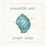 Sea Treasures I Jingle Bells by Pela Studio. SKU 47618a. Archival Giclee Fine art print for wall decor.