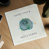 Sea Treasures II by Pela Studio. Shown as a detailed flat fine art print, highlighting archival giclee quality. Available as an archival giclee rolled canvas, fine art paper, or poster print. SKU 17769a.