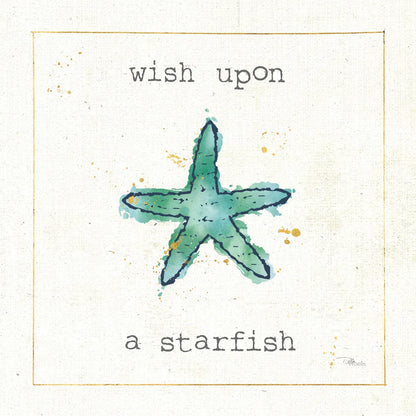 Sea Treasures III Wish by Pela Studio. SKU 47619a. Archival Giclee Fine art print for wall decor.