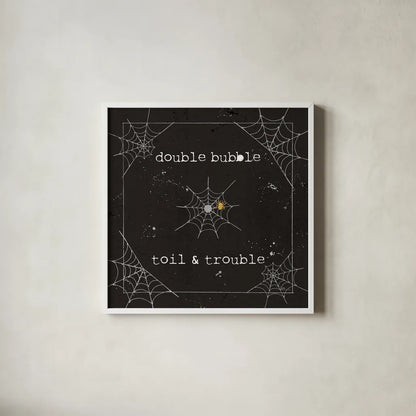 Spooky Cuties I Web by Pela Studio. Shown in a crisp white glass frame for a clean and minimalist style. Available as an archival giclee rolled canvas, fine art paper, or poster print. SKU 47500a.