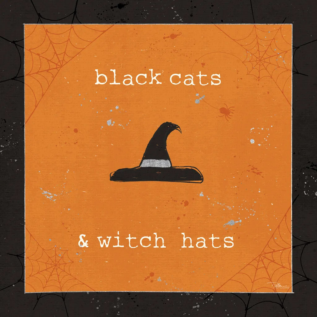 Spooky Cuties II Witch Hats by Pela Studio. SKU 47584a. Archival Giclee Fine art print for wall decor.