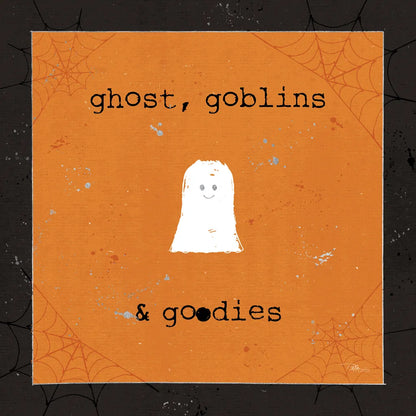 Spooky Cuties III Ghost by Pela Studio. SKU 47501a. Archival Giclee Fine art print for wall decor.