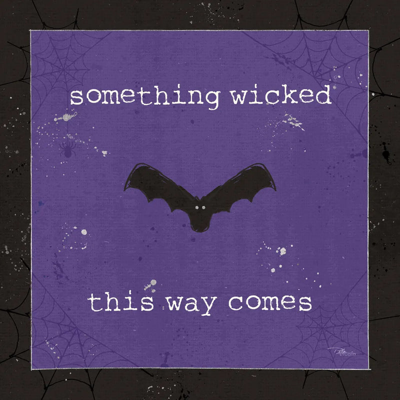 Spooky Cuties IV Purple by Pela Studio. SKU 47502a. Archival Giclee Fine art print for wall decor.