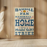 Sports Lovers II Red v2 by Pela Studio. shown as over sized large wall art. Available as an archival giclee rolled canvas, fine art paper, or poster print. SKU 72092h.