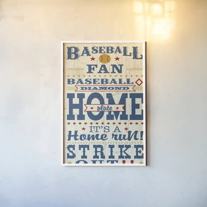 Sports Lovers II Red v2 by Pela Studio. shown as a paper print in a white frame. Available as a archival giclee rolled canvas, fine art paper, or poster print. SKU 72092h.