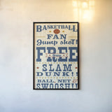 Sports Lovers IV Red v2 by Pela Studio. shown as a paper print in a black flame. Available as a archival giclee rolled canvas, fine art paper, or poster print. SKU 72093h.