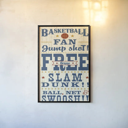 Sports Lovers IV Red v2 by Pela Studio. shown as a paper print in a black flame. Available as a archival giclee rolled canvas, fine art paper, or poster print. SKU 72093h.