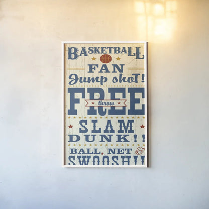 Sports Lovers IV Red v2 by Pela Studio. shown as a paper print in a white frame. Available as a archival giclee rolled canvas, fine art paper, or poster print. SKU 72093h.