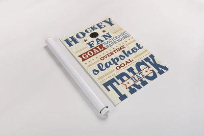 Sports Lovers V Red v2 by Pela Studio. shown as a rolled paper print. Available as archival giclee rolled canvas, fine art paper, or poster print. SKU 72094h.