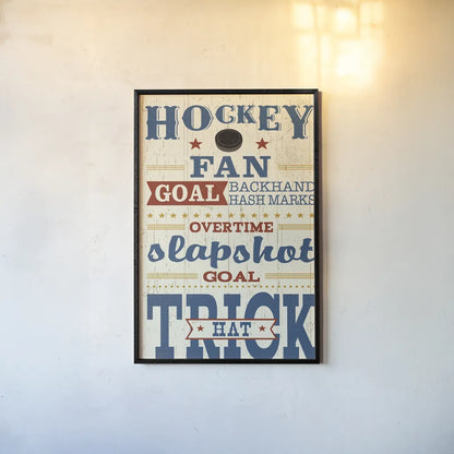 Sports Lovers V Red v2 by Pela Studio. shown as a paper print in a black flame. Available as a archival giclee rolled canvas, fine art paper, or poster print. SKU 72094h.