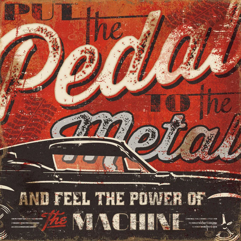 Street Machines I by Pela Studio. SKU 13201a. Archival Giclee Fine art print for wall decor.