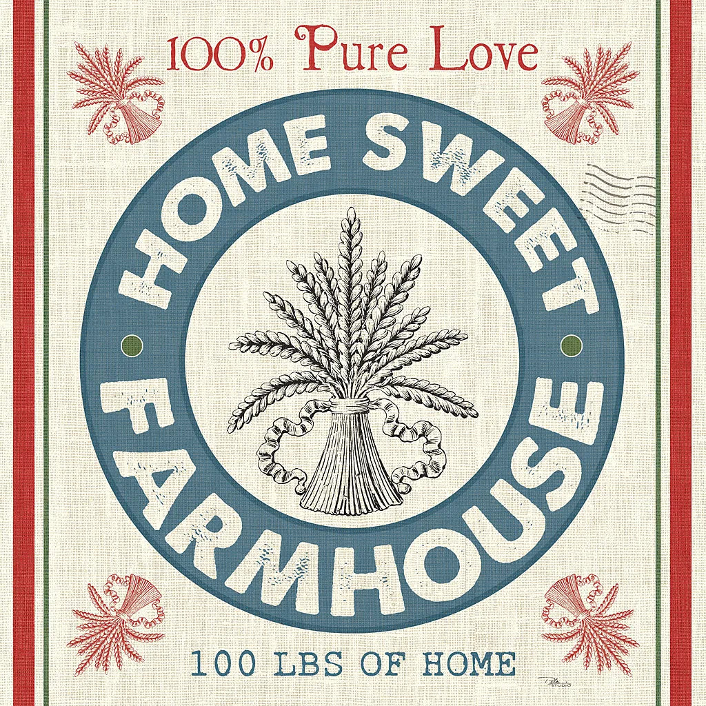Sweet Farmhouse I by Pela Studio. SKU 36180a. Archival Giclee Fine art print for wall decor.
