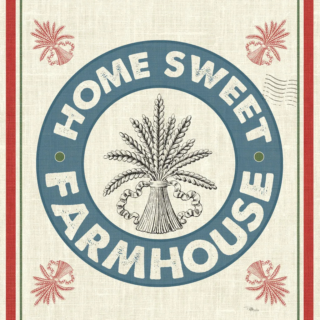 Sweet Farmhouse I No 100 by Pela Studio. SKU 49020a. Archival Giclee Fine art print for wall decor.