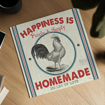 Sweet Farmhouse II by Pela Studio. Shown as a detailed flat fine art print, highlighting archival giclee quality. Available as an archival giclee rolled canvas, fine art paper, or poster print. SKU 36181a.