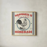 Sweet Farmhouse II by Pela Studio. Shown in a natural wood glass frame for a timeless modern aesthetic. Available as an archival giclee rolled canvas, fine art paper, or poster print. SKU 36181a.