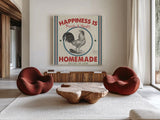 Sweet Farmhouse II by Pela Studio. Shown as extra-large giant wall art in a modern living room. Available as an archival giclee rolled canvas, fine art paper, or poster print. SKU 36181a.