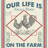 Sweet Farmhouse III by Pela Studio. SKU 36182a. Archival Giclee Fine art print for wall decor.