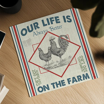 Sweet Farmhouse III by Pela Studio. Shown as a detailed flat fine art print, highlighting archival giclee quality. Available as an archival giclee rolled canvas, fine art paper, or poster print. SKU 36182a.