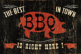 The Best BBQ in Town by Pela Studio. SKU 11735i. Archival Giclee Fine art print for wall decor.