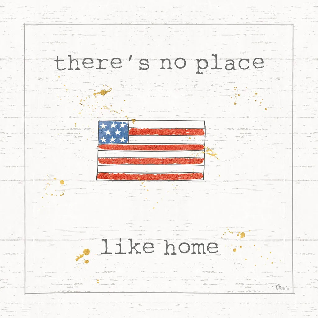 USA Cuties I Shiplap by Pela Studio. SKU 38805a. Archival Giclee Fine art print for wall decor.