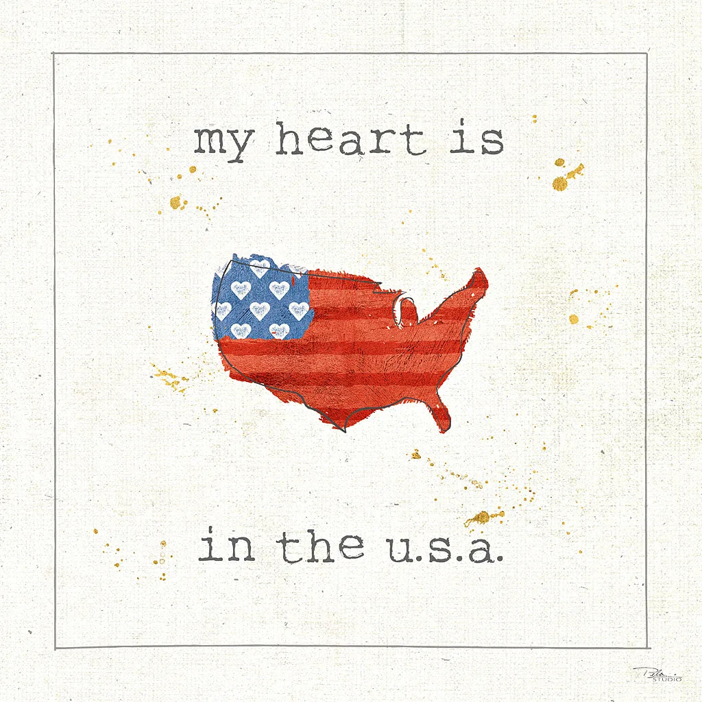 USA Cuties II by Pela Studio. SKU 24163a. Archival Giclee Fine art print for wall decor.