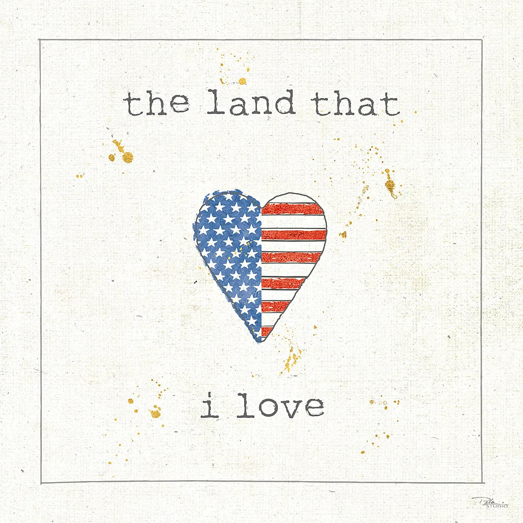 USA Cuties III by Pela Studio. SKU 24164a. Archival Giclee Fine art print for wall decor.