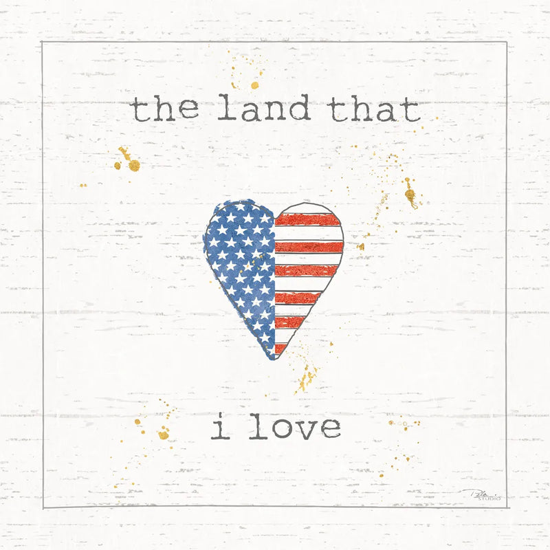 USA Cuties III Shiplap by Pela Studio. SKU 38807a. Archival Giclee Fine art print for wall decor.