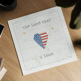 USA Cuties III Shiplap by Pela Studio. Shown as a detailed flat fine art print, highlighting archival giclee quality. Available as an archival giclee rolled canvas, fine art paper, or poster print. SKU 38807a.