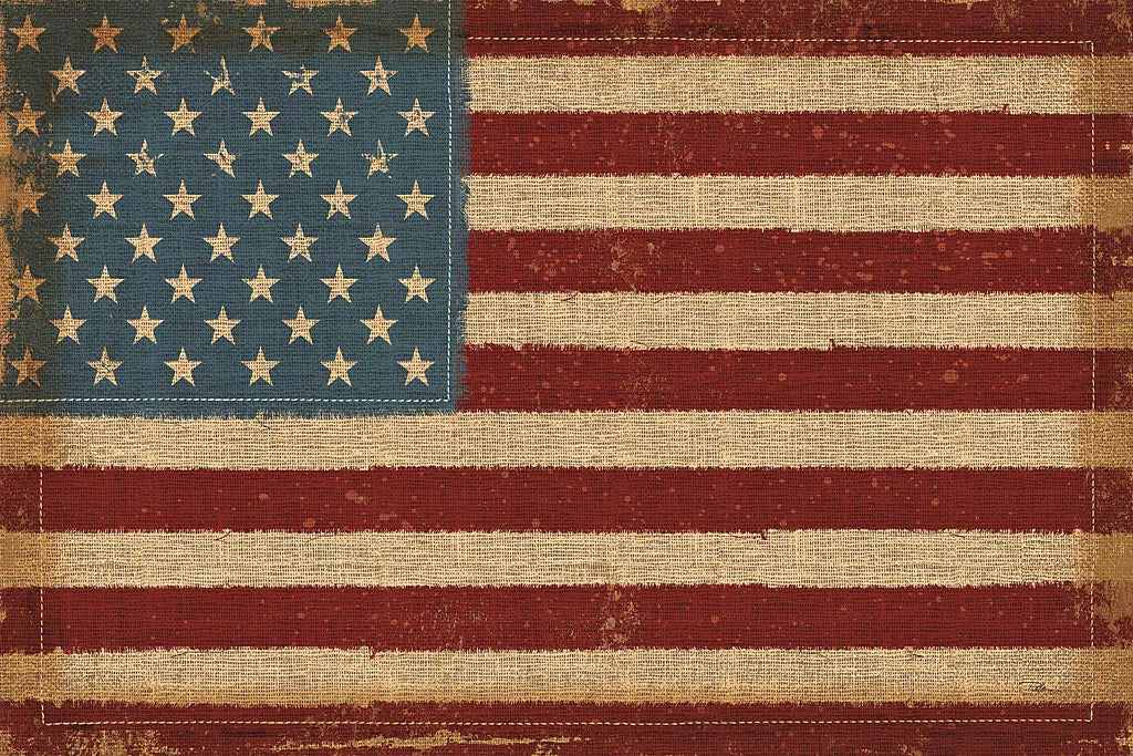 USA Strong by Pela Studio. SKU 12929i. Archival Giclee Fine art print for wall decor.